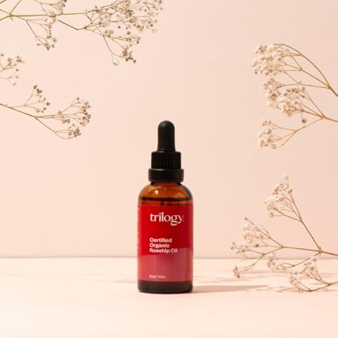 Trilogy CERTIFIED ORGANIC ROSEHIP OIL - 45 ML - NATURAL ANTI-AGEING ORGANIC FACE OIL MADE FROM COLD-PRESSED ROSEHIP OIL FOR FACE CARE & REDUCTION OF STRETCH MARKS AND WRINKLES - Image 2